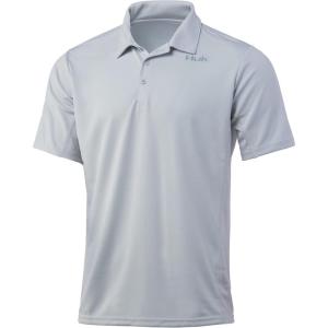 image:imageHUK Mens Icon X Polo  Fishing Shirt with 50 UPF Sun ProtectionOyster
