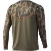 image:imageHUK Mens Icon X Long Sleeve Shirt Performance Fishing ShirtMossy Oak Bottomland