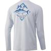 image:imageHUK Mens Pursuit Vented Long Sleeve Shirt30 UPF Fishing ShirtPlein Air