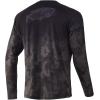 image:imageHUK Mens Pursuit Vented Long Sleeve Shirt30 UPF Fishing ShirtRefraction Fish Fade  Pine