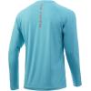 image:imageHUK Mens Pursuit Vented Long Sleeve Shirt30 UPF Fishing ShirtScuba Blue