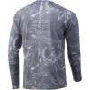 image:imageHUK Mens Pursuit Vented Long Sleeve Shirt30 UPF Fishing ShirtStone Shore  Overcast Grey