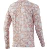 image:imageHUK Mens Pursuit Vented Long Sleeve Shirt30 UPF Fishing ShirtWhiteFusion Coral