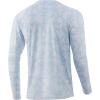 image:imageHUK Mens Pursuit Vented Long Sleeve Shirt30 UPF Fishing ShirtWhiteIce Blue