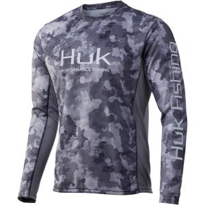 image:imageHUK Mens Icon X Long Sleeve Shirt Performance Fishing ShirtStorm  Refraction