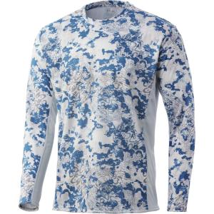 image:imageHUK Mens Icon X Long Sleeve Shirt Performance Fishing ShirtTide Change  the Edge