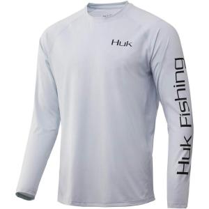 image:imageHUK Mens Pursuit Vented Long Sleeve Shirt30 UPF Fishing ShirtPlein Air