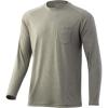 image:imageHUK Mens Waypoint Long Sleeve Shirt  Performance TShirt 50 UPFMoss