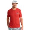 image:imageHUK  Mens Short Sleeve Performance Tee Fishing TShirt for MenFish Flag  Channel Marker