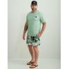 image:imageHUK  Mens Short Sleeve Performance Tee Fishing TShirt for MenFish Flag  Fog Green