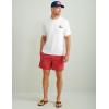 image:imageHUK  Mens Short Sleeve Performance Tee Fishing TShirt for MenKc Americana  White