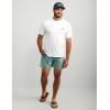 image:imageHUK  Mens Short Sleeve Performance Tee Fishing TShirt for MenKc Badge  White