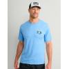 image:imageHUK  Mens Short Sleeve Performance Tee Fishing TShirt for MenLowcountry  Marolina Blue