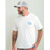 image:imageHUK  Mens Short Sleeve Performance Tee Fishing TShirt for MenLowcountry  White 30