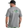 image:imageHUK  Mens Short Sleeve Performance Tee Fishing TShirt for MenRacer  Night Owl