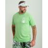 image:imageHUK  Mens Short Sleeve Performance Tee Fishing TShirt for MenRacer  Summer Green