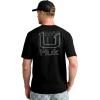image:imageHUK  Mens Short Sleeve Performance Tee Fishing TShirt for MenSalute  Black