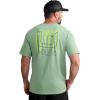 image:imageHUK  Mens Short Sleeve Performance Tee Fishing TShirt for MenSalute  Fog Green