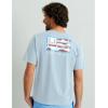 image:imageHUK  Mens Short Sleeve Performance Tee Fishing TShirt for MenTrophy Flag Tee  Ice Water