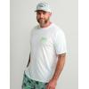 image:imageHUK  Mens Short Sleeve Performance Tee Fishing TShirt for MenZep  White