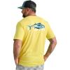 image:imageHUK  Mens Short Sleeve Performance Tee Fishing TShirt for MenRacer  Yellowfin