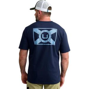 image:imageHUK  Mens Short Sleeve Performance Tee Fishing TShirt for MenFlo State  Naval Academy