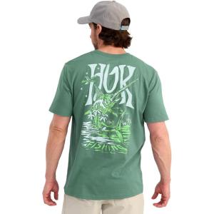 image:imageHUK  Mens Short Sleeve Performance Tee Fishing TShirt for MenNight Sword  North Atlantic