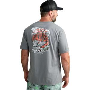 image:imageHUK  Mens Short Sleeve Performance Tee Fishing TShirt for MenWando  Night Owl