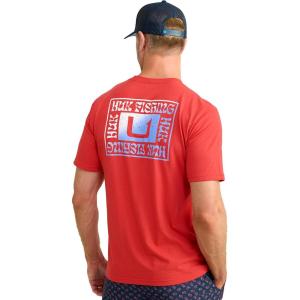 image:imageHUK  Mens Short Sleeve Performance Tee Fishing TShirt for MenZep  Channel Marker