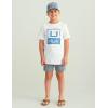 image:imageHUK  Kids Performance Fishing Graphic Tee Short Sleeve TShirt for KidsHuk Stacked Logo  White 30