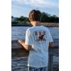 image:imageHUK  Kids Performance Fishing Graphic Tee Short Sleeve TShirt for KidsLab Patch  Egret