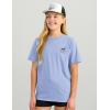 image:imageHUK  Kids Performance Fishing Graphic Tee Short Sleeve TShirt for KidsLab Patch  Lightning Sky