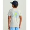 image:imageHUK  Kids Performance Fishing Graphic Tee Short Sleeve TShirt for KidsSunset Chop  Harbor Mist