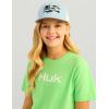 image:imageHUK Boys Performance Fishing Graphic Tee Short Sleeve TShirt for KidsLogo  Summer Green