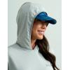 image:imageHUK womens Coldfront Pullover Hoodie Performance Fishing HoodieHarbor Mist Heather