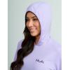 image:imageHUK womens Coldfront Pullover Hoodie Performance Fishing HoodieLavender Heather