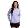 image:imageHUK womens Coldfront Pullover Hoodie Performance Fishing HoodieLavender Heather