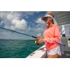 image:imageHUK  Womens Icon Hoodie Fishing Shirt with Sun Protection for WomenNeon Coral