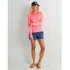 image:imageHUK  Womens Icon Hoodie Fishing Shirt with Sun Protection for WomenNeon Coral