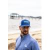 image:imageMens Trucker Hat AntiGlare Snapback Fishing Hat for MenKc Patch  Bright Navy