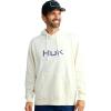 image:imageHUK mens Huk Cotton Fleece Graphic Hoodie Performance Fishing SweatshirtHukd Up  Egret