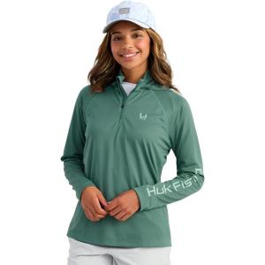 image:imageHUK  Womens Icon Hoodie Fishing Shirt with Sun Protection for WomenNorth Atlantic