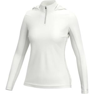 image:imageHUK  Womens Icon Hoodie Fishing Shirt with Sun Protection for WomenWhite