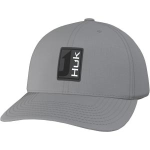 image:imageHUK Mens A1A Hat Lightweight Performance Fishing Hat with Anti Glare Under Visor Volcanic Ash One Size