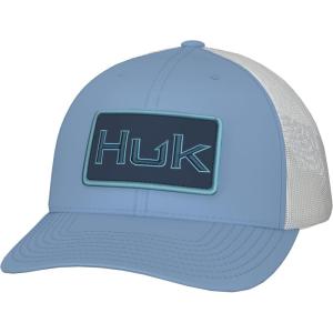 image:imageMens Trucker Hat AntiGlare Snapback Fishing Hat for MenBold Patch  Crystal Blue