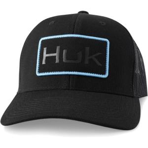 image:imageMens Trucker Hat AntiGlare Snapback Fishing Hat for MenEmbossed Logo  Black