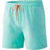 image:imageHUK Womens Volley 55 Short  Elastic Waist QuickDry Swim ShortsBeach Glass