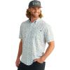 image:imageHUK Mens Kona Pattern Short Sleeve Fishing Button Down Shirt Summer Green Medium