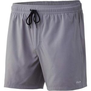 image:imageHUK Womens Volley 55 Short  Elastic Waist QuickDry Swim ShortsSharkskin