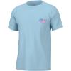 image:imageHUK Kids Performance Fishing Logo Tee Short Sleeve TShirt for KidsAmerican Huk  Crystal Blue